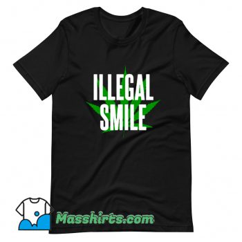 Classic John Prine Illegal Smile Logo T Shirt Design