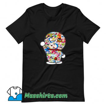 Cool Doraemon Mosaic With Takashi T Shirt Design