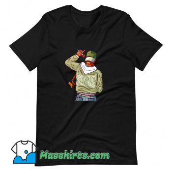 Cool Swag Rapper Hip Hop Microphone T Shirt Design