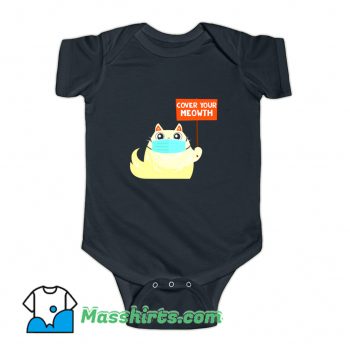 Cover Your Meowth With Mask Baby Onesie