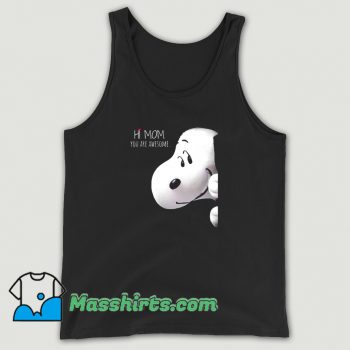 Cute Greet Snoopy Mothers Day Tank Top