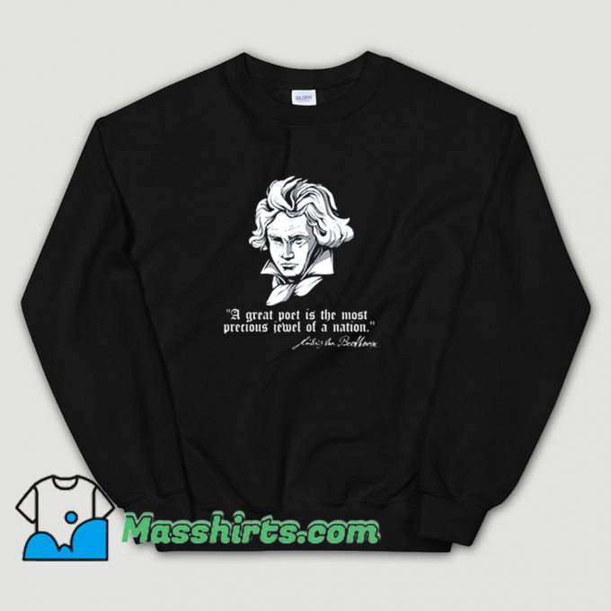Cute Ludwig Van Beethoven German Composer Sweatshirt