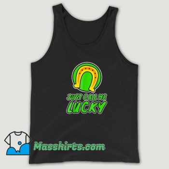 Just Call Me Lucky Tank Top On Sale