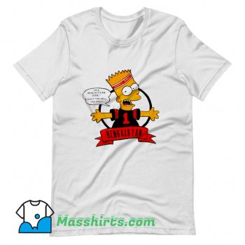 New Bengals Fan Bart Simpson T Shirt Design