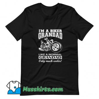 New Biker Grandad Fathers Day T Shirt Design