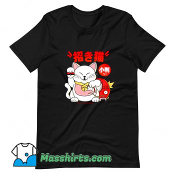 Original Poke Maneki Neko T Shirt Design