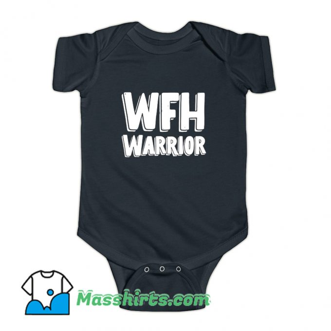 Wfh Warrior Work From Home Baby Onesie