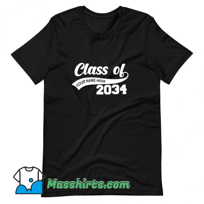 Awesome Graduation Class Of 2034 T Shirt Design