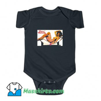 Awesome Rap Foxy Brown Poster Baby Onesie