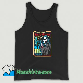 Best Lets Watch Scary Movies Halloween Tank Top