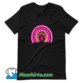 Cancer Awareness Rainbow Boho Leopard T Shirt Design