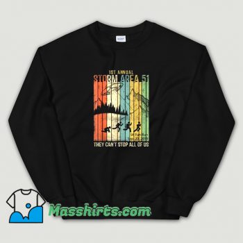 Cheap 1st Annual Area 51 Sweatshirt