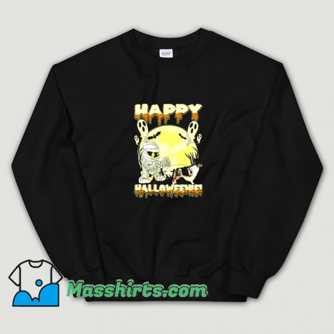 Classic Australian Shepherd Happy Halloween Sweatshirt