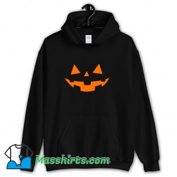 Classic Scary Pumpkin Face Halloween Hoodie Streetwear