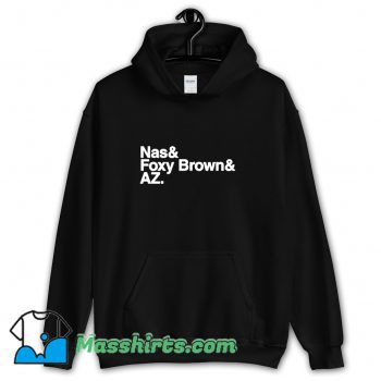 Cool The Firm Nas and Foxy Brown AZ Hoodie Streetwear
