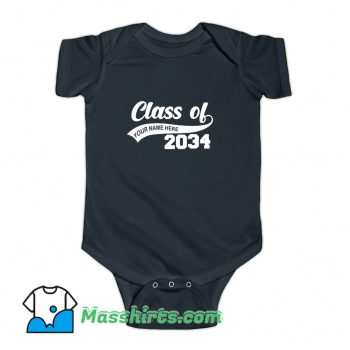 Graduation Class Of 2034 Baby Onesie
