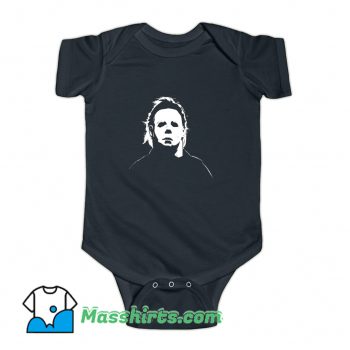 Michael Myers Mask Halloween Baby Onesie