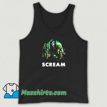 Scream Ghostface Creepy Halloween Tank Top On Sale