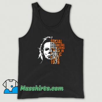 Social Distancing And Wearing A Mask Tank Top