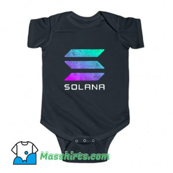 Solana Crypto Currency Altcoin Baby Onesie