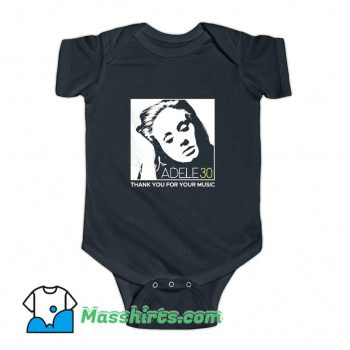 Adele 30 Thank You For Your Music Baby Onesie