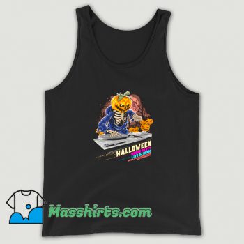 Awesome Halloween Horror Party Live DJ Music Tank Top