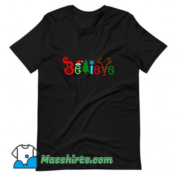 Believe Christmas T Shirt Design On Sale