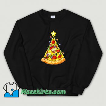 Best Pizza Christmas Tree Lights Sweatshirt