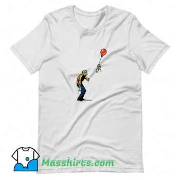 Cheap Zombie And Baloon T Shirt Design
