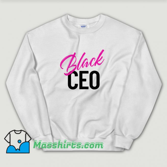 Classic Black Ceo Business Owner Sweatshirt