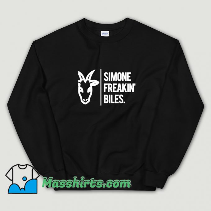 Cool Simone Biles Is The Goat Sweatshirt