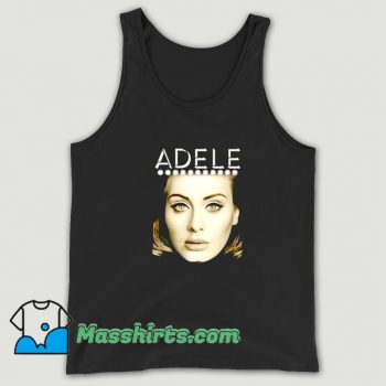 Cute Adele Portrait Love World Tour Tank Top