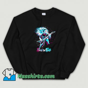 Cute Colorful Rock And Roll Music Sweatshirt