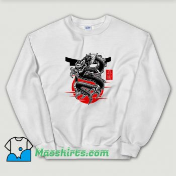 Cute Japanese Dragon Ninjutsu Martial Sweatshirt