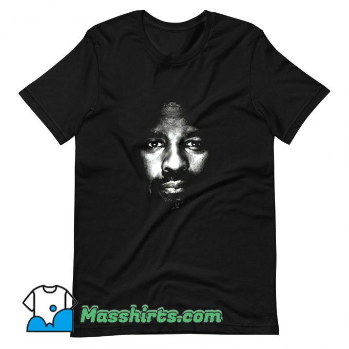 Denzel Washington Face Up T Shirt Design On Sale
