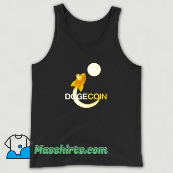 New Dogecoin To The Moon Tank Top