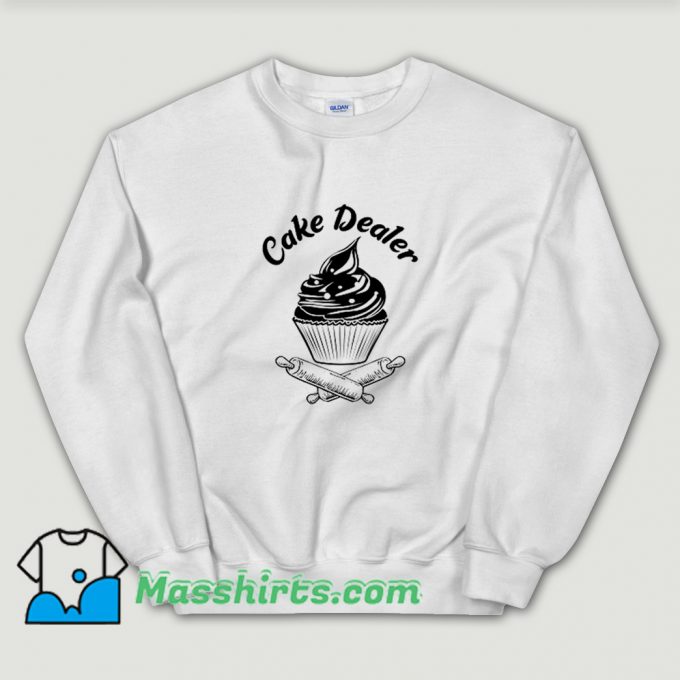 Vintage Cake Dealer Cupcake Baker Baking Love Sweatshirt