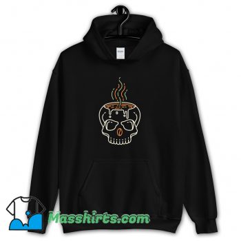 Awesome Skeleton Coffee Till Death 3 Hoodie Streetwear