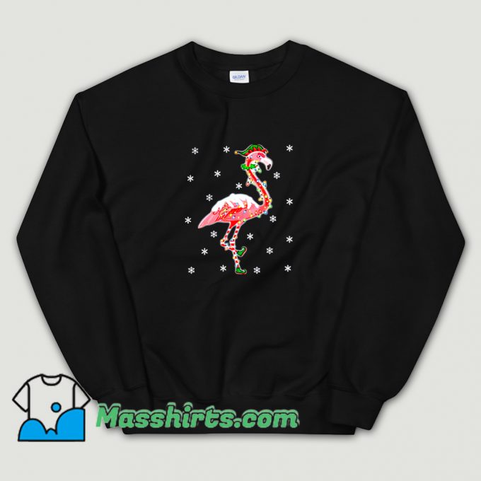 Cool Flamingo Lover Xmas Christmas Sweatshirt