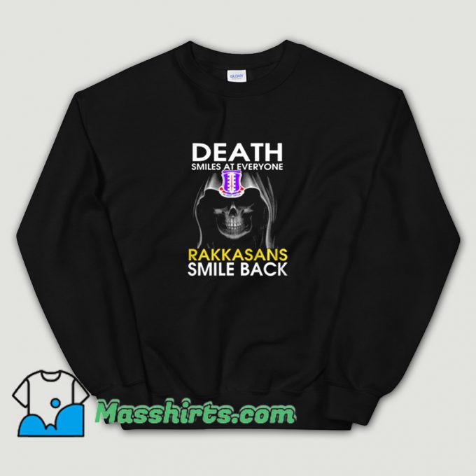 Cute Death Smiles At Everyone Sweatshirt