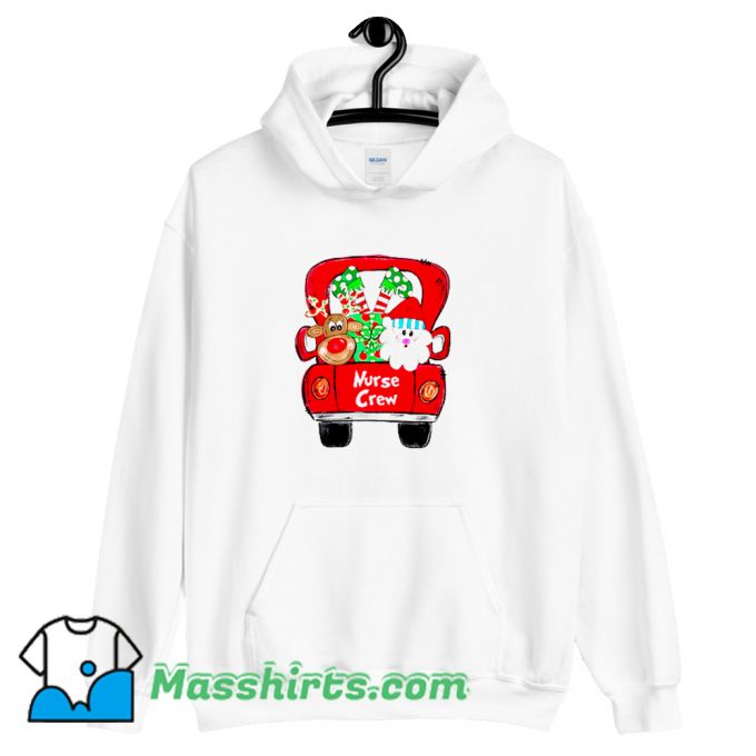 Cute Nurse Crew Reindeer Santa Claus Hoodie Streetwear