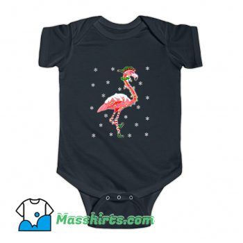 Flamingo Lover Xmas Christmas Baby Onesie