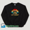 Funny Cat Lover Cat Dad Fathers Sweatshirt