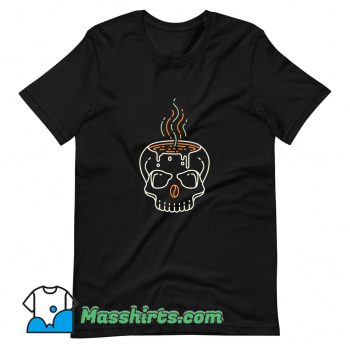 Skeleton Coffee Till Death 3 T Shirt Design On Sale
