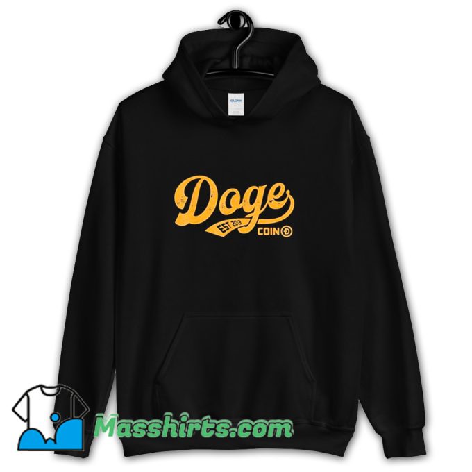 Best Logo Dogecoin Est 2013 Hoodie Streetwear