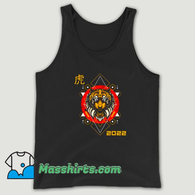 Cheap Chinese The Tiger New Year 2022 Tank Top