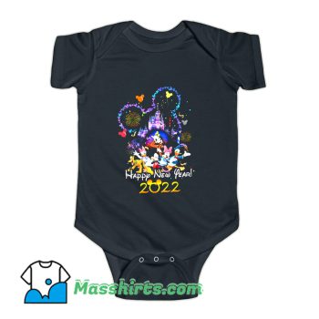 Happy New Year Disney 2022 Baby Onesie