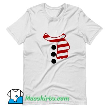 Snowman Christmas Character Body T Shirt Design