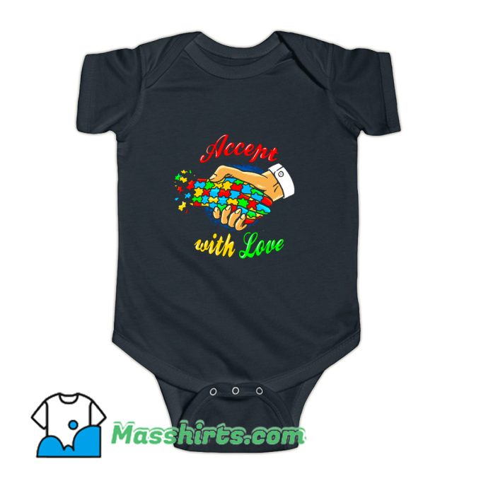Classic Accept With Love Baby Onesie