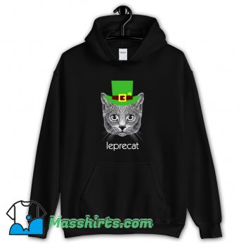 Classic Leprechaun Cat St Patricks Day Hoodie Streetwear